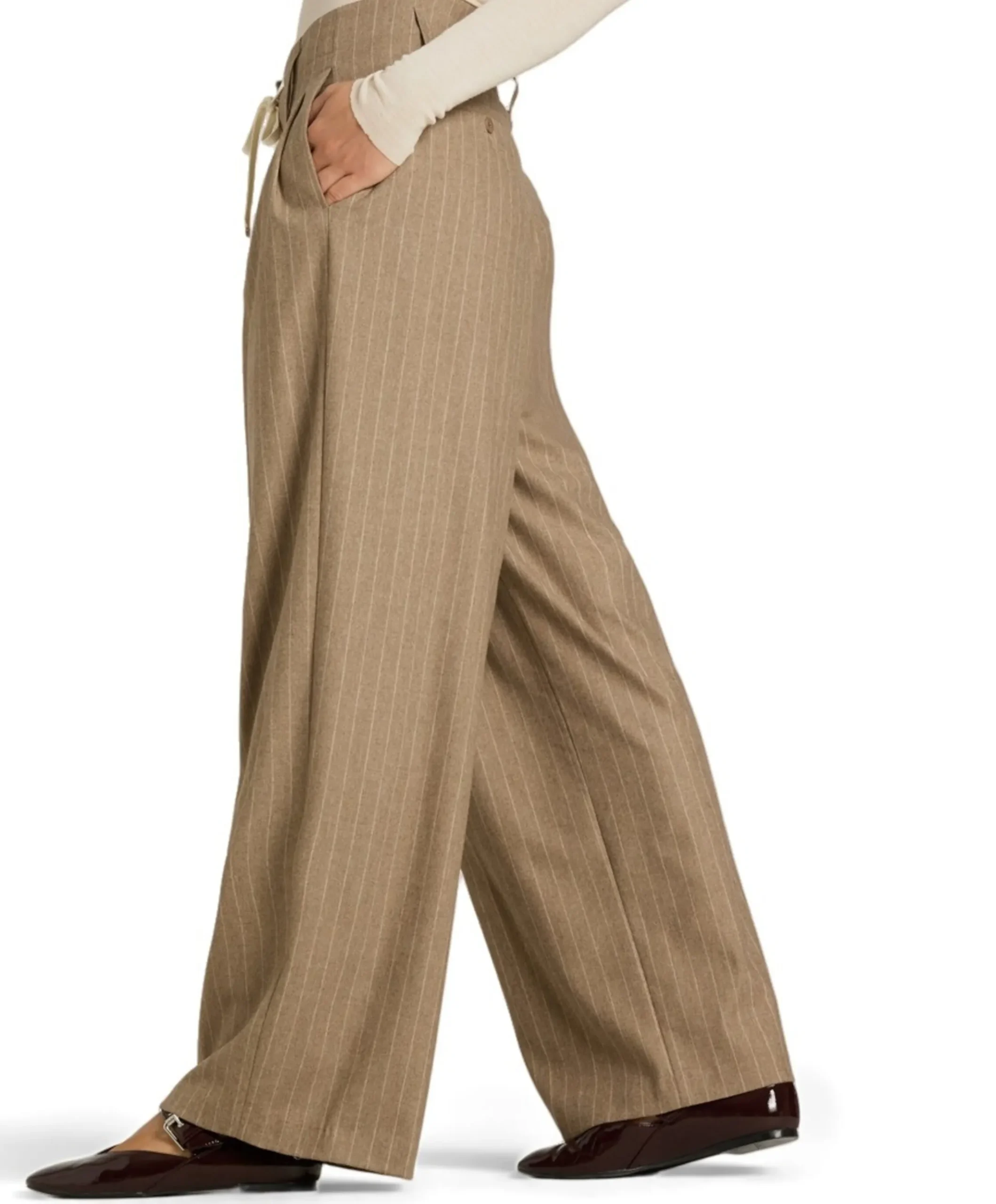 Addison dames broek beige