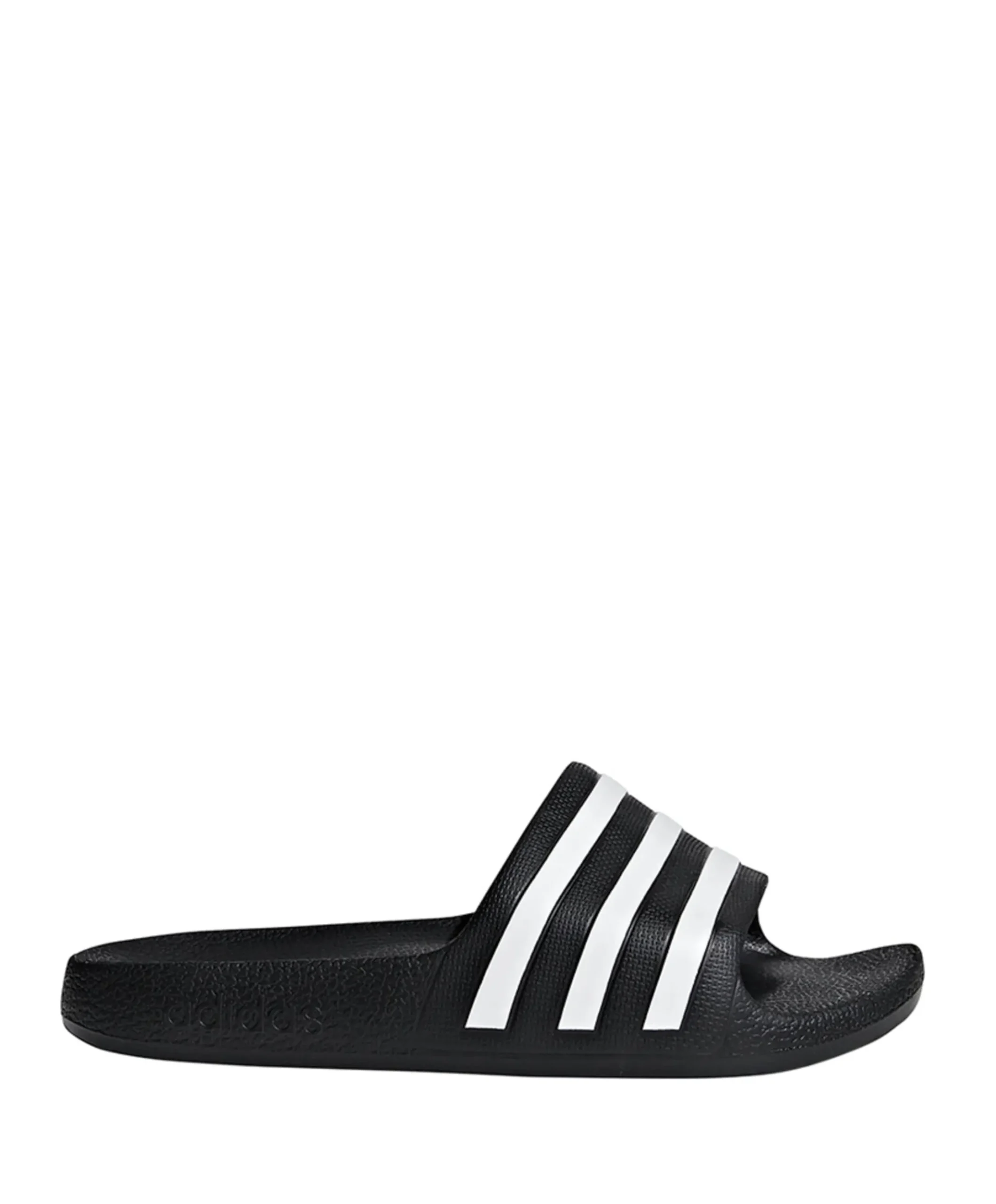 Adilette Aqua K jongens badslipper zwart