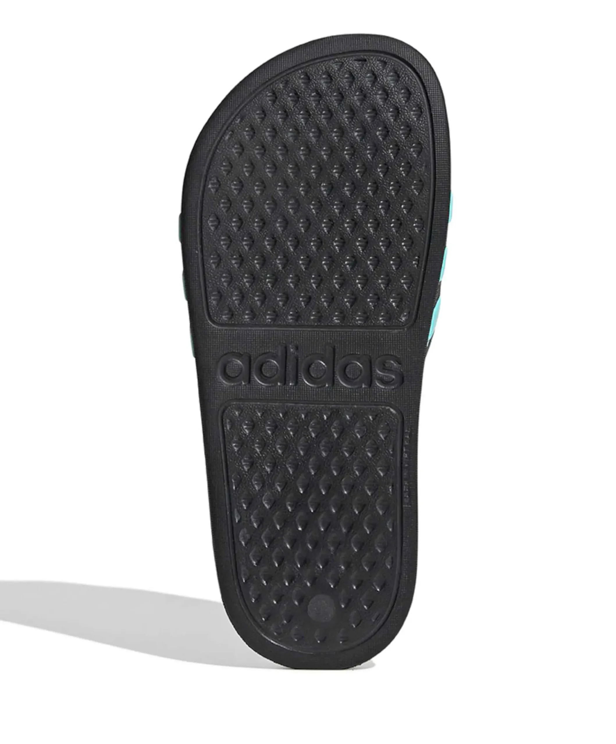 ADILETTE AQUA K jongens badslipper zwart