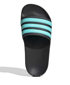 ADILETTE AQUA K jongens badslipper zwart