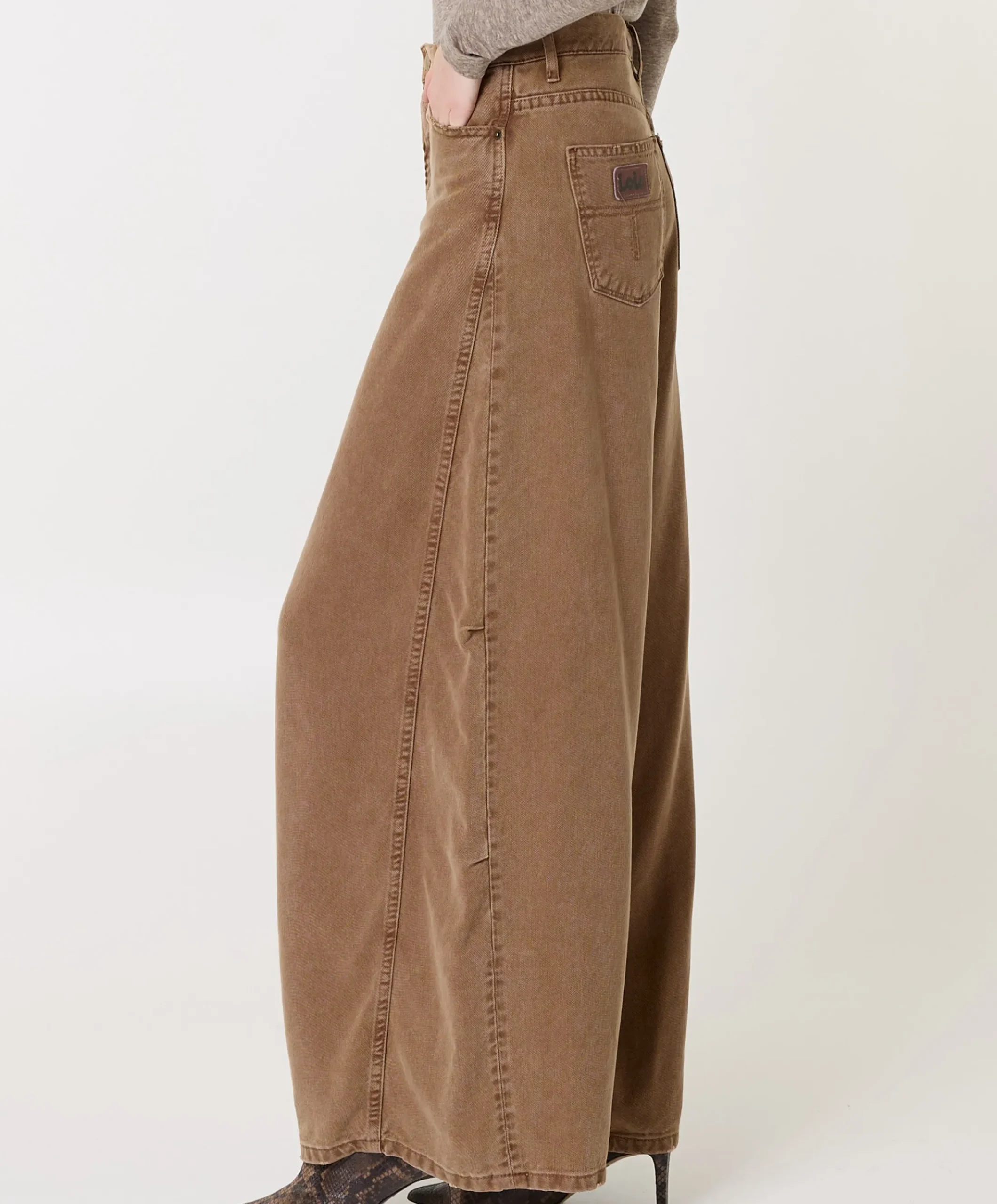 Aerea 8100 Saori Colour dames jeans bruin