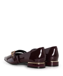 Agiany dames loafers bordeaux