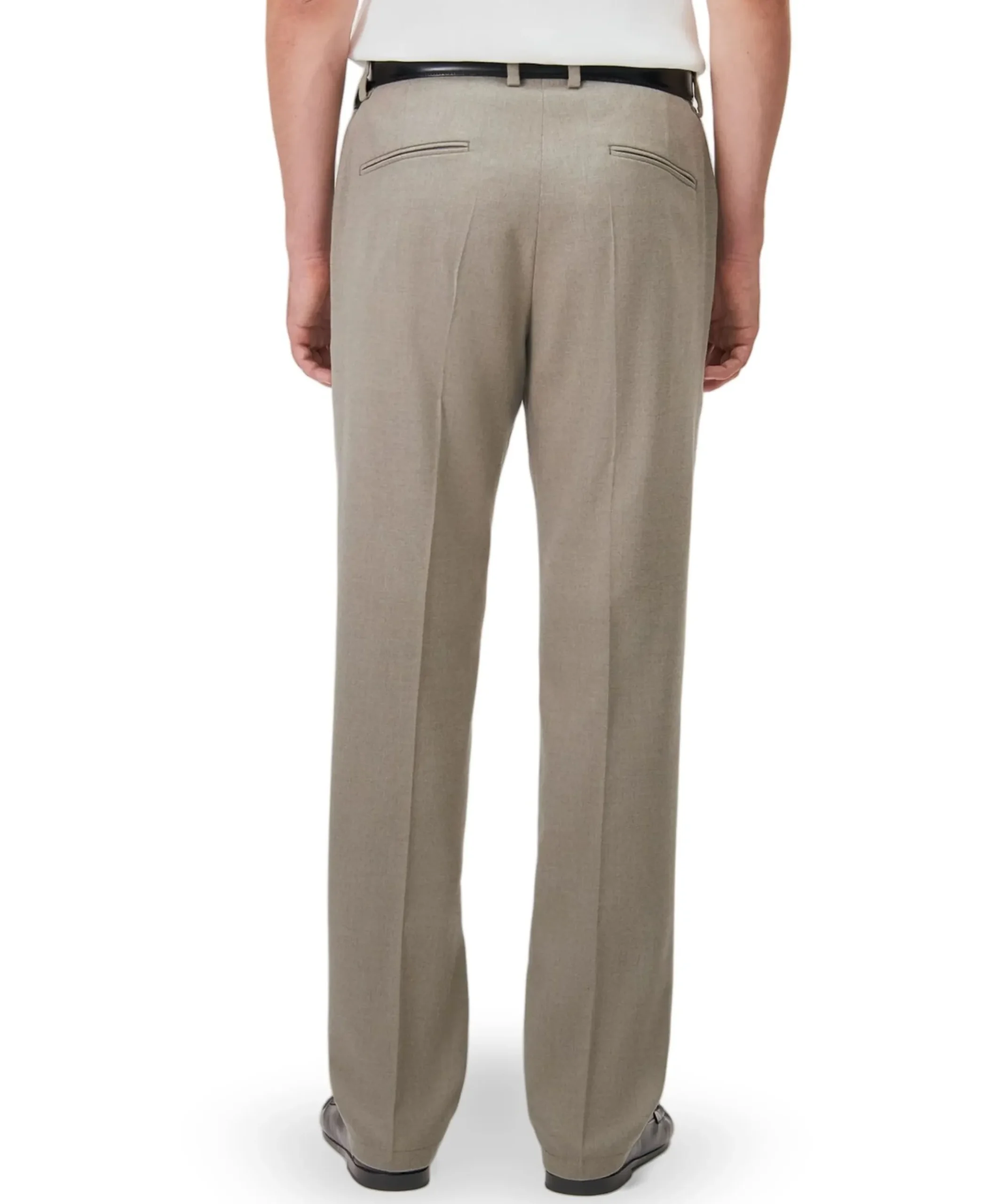 AJEND_RGLR heren pantalon beige