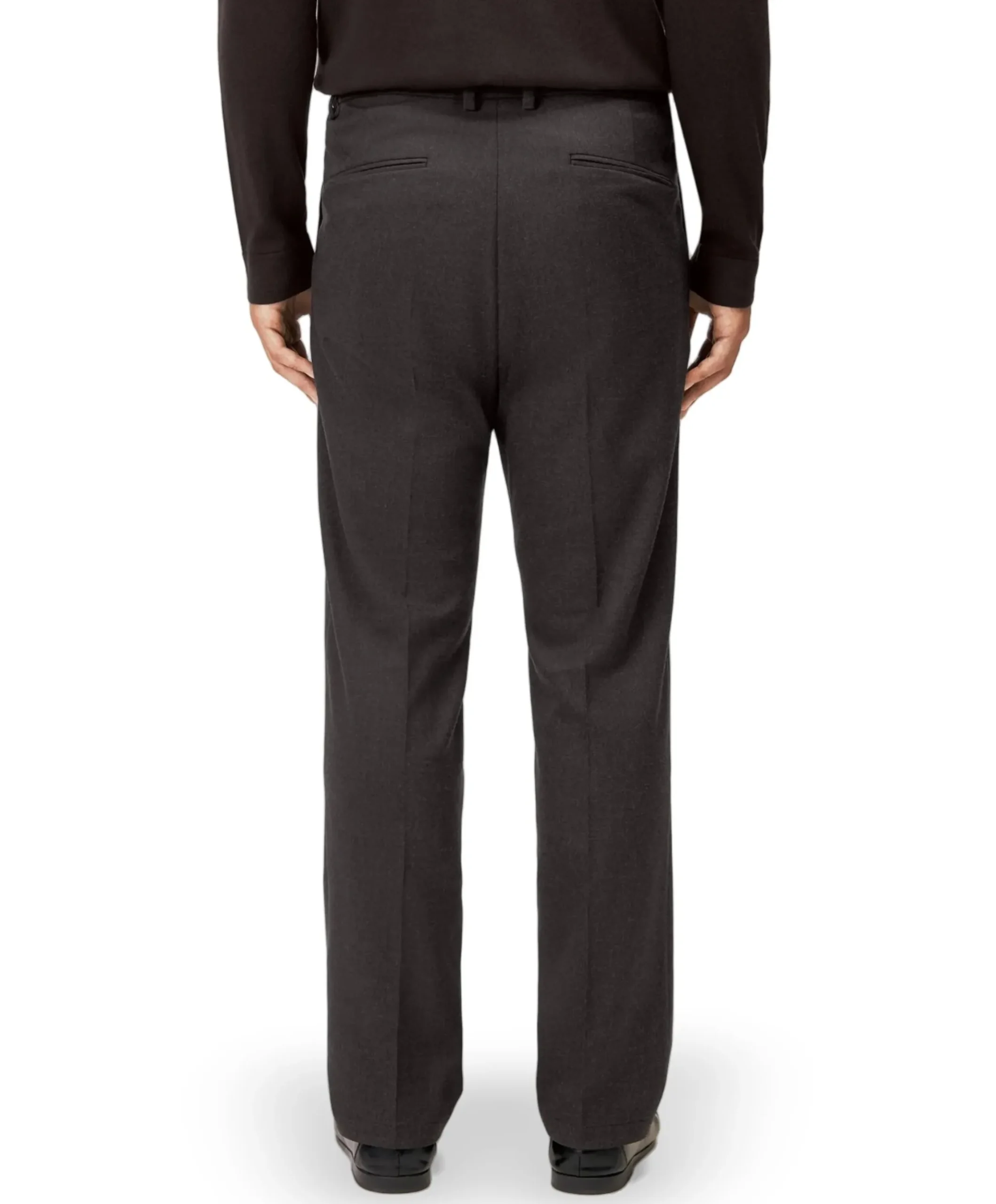 AJEND_RGLR heren pantalon bruin