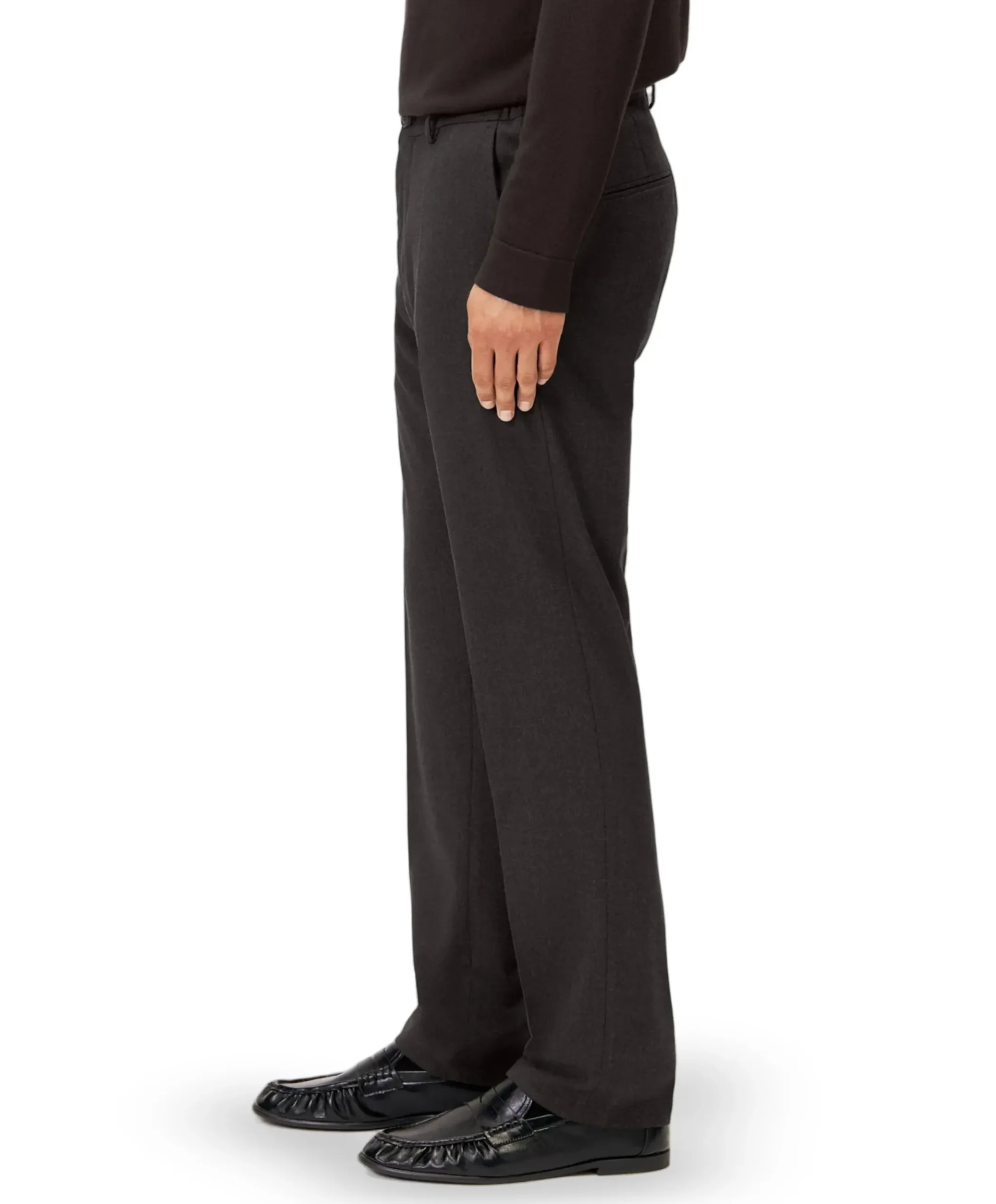 AJEND_RGLR heren pantalon bruin