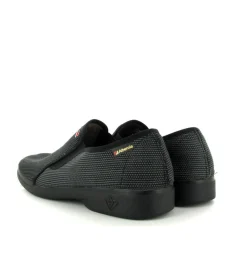 Alberola T6095B heren pantoffels zwart
