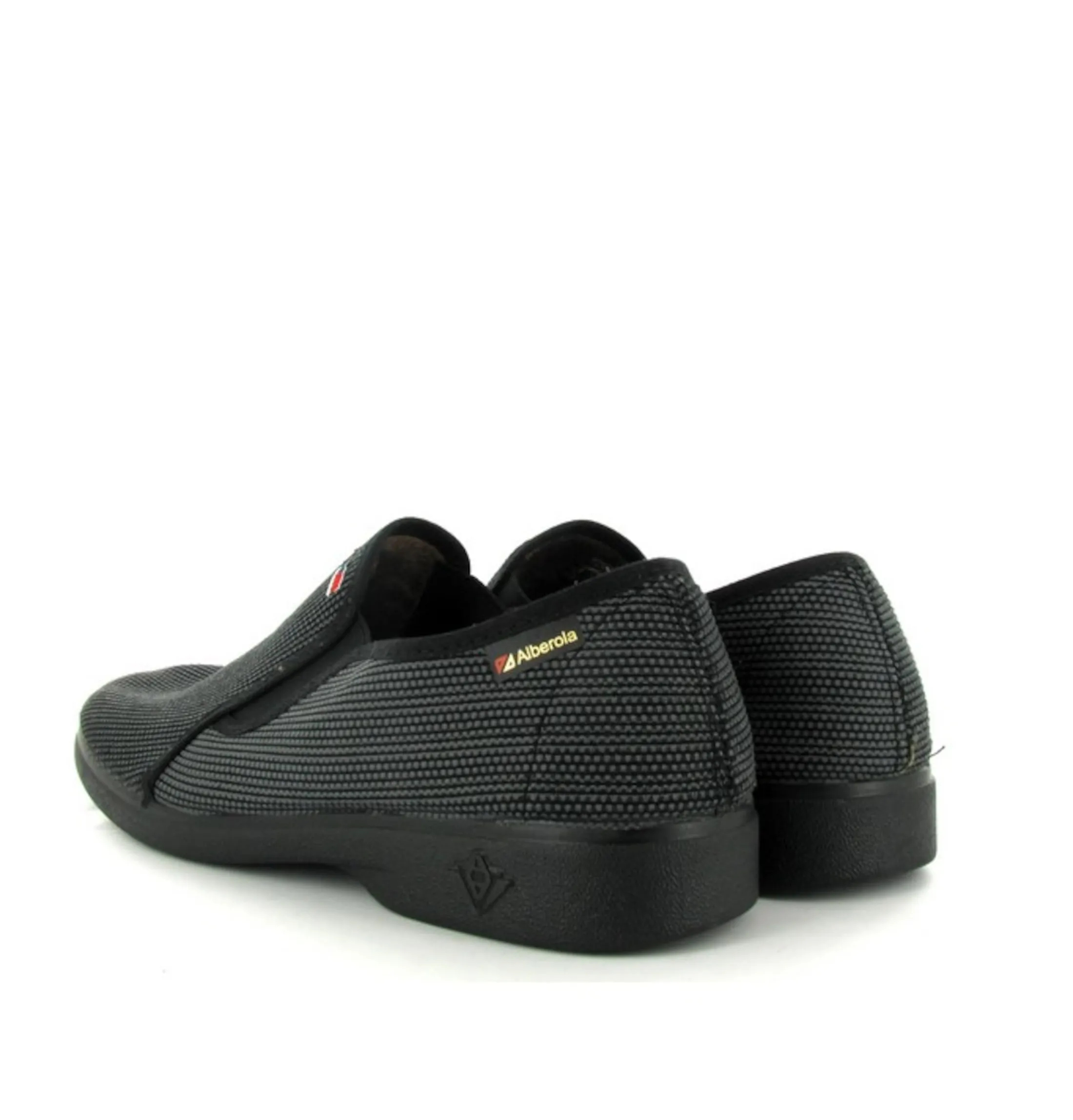 Alberola T6095B heren pantoffels zwart