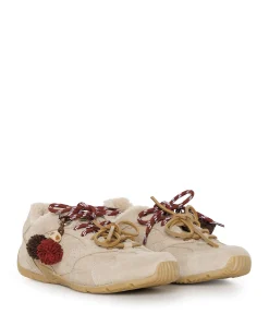 Alexia dames sneakers beige