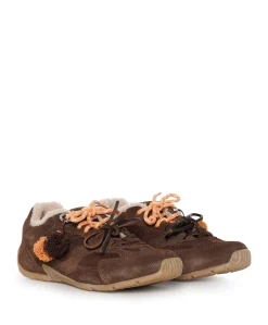 Alexia dames sneakers bruin