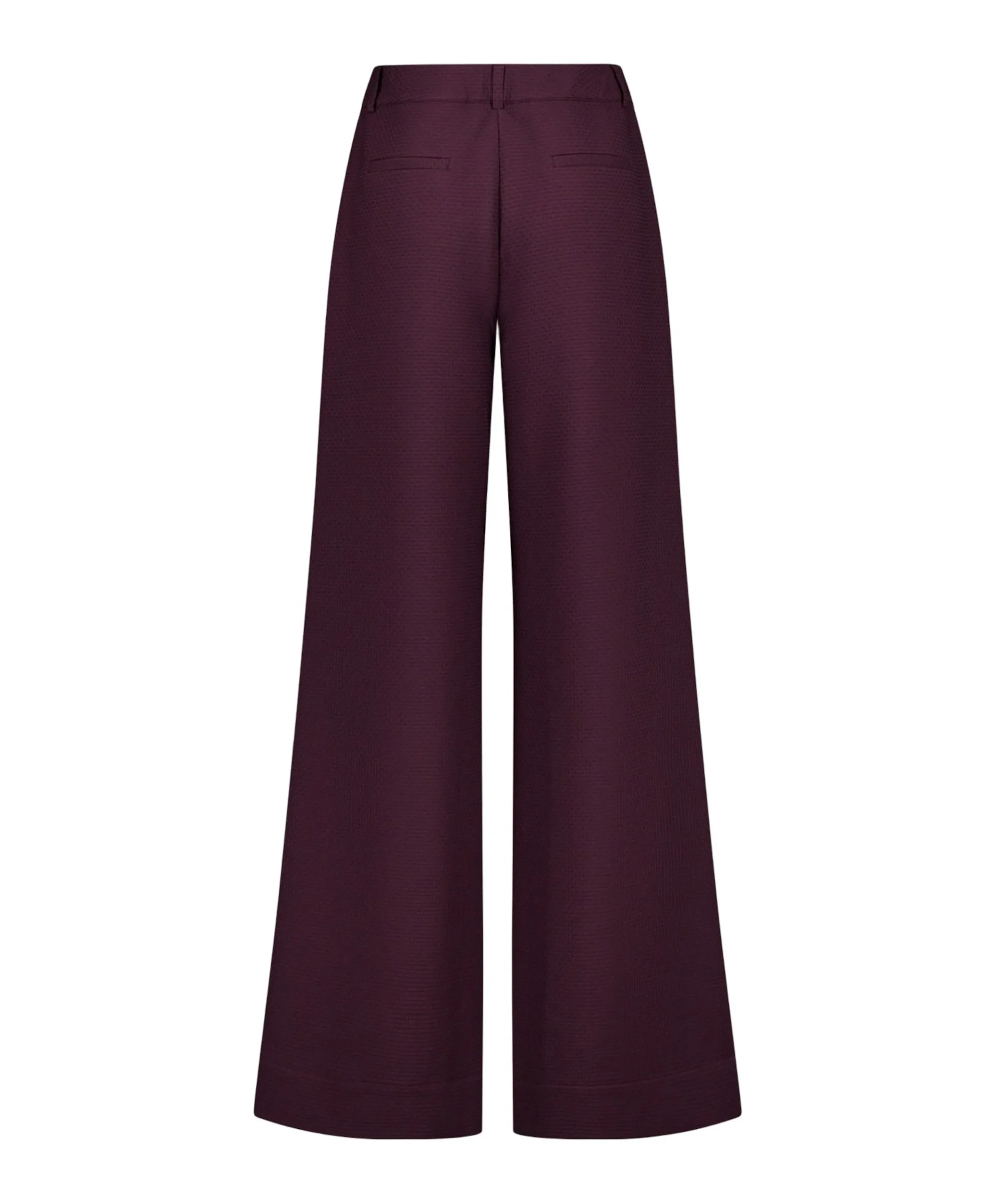 Alexie waffle dames broek bordeaux