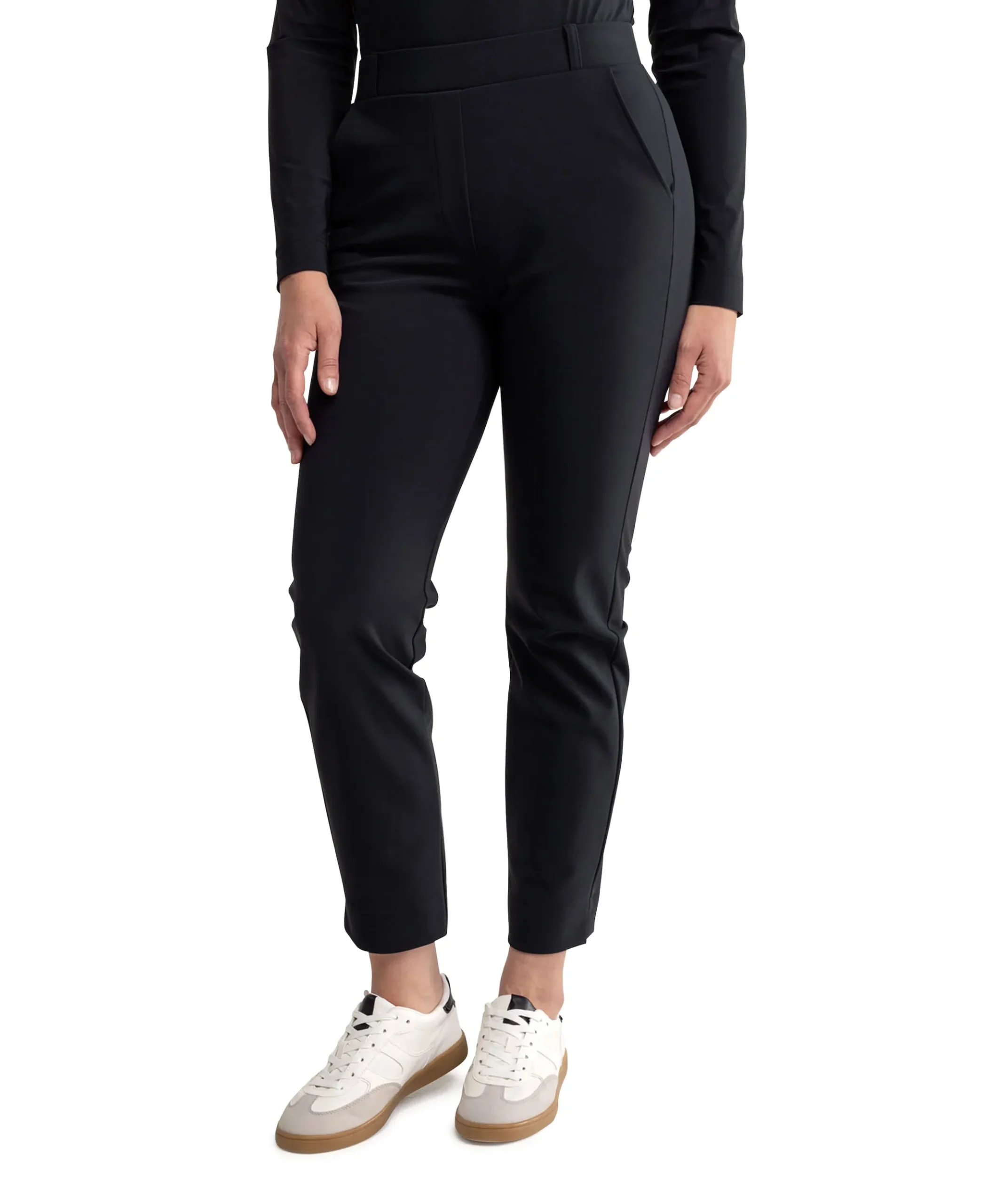 Anne bonded trousers zwart