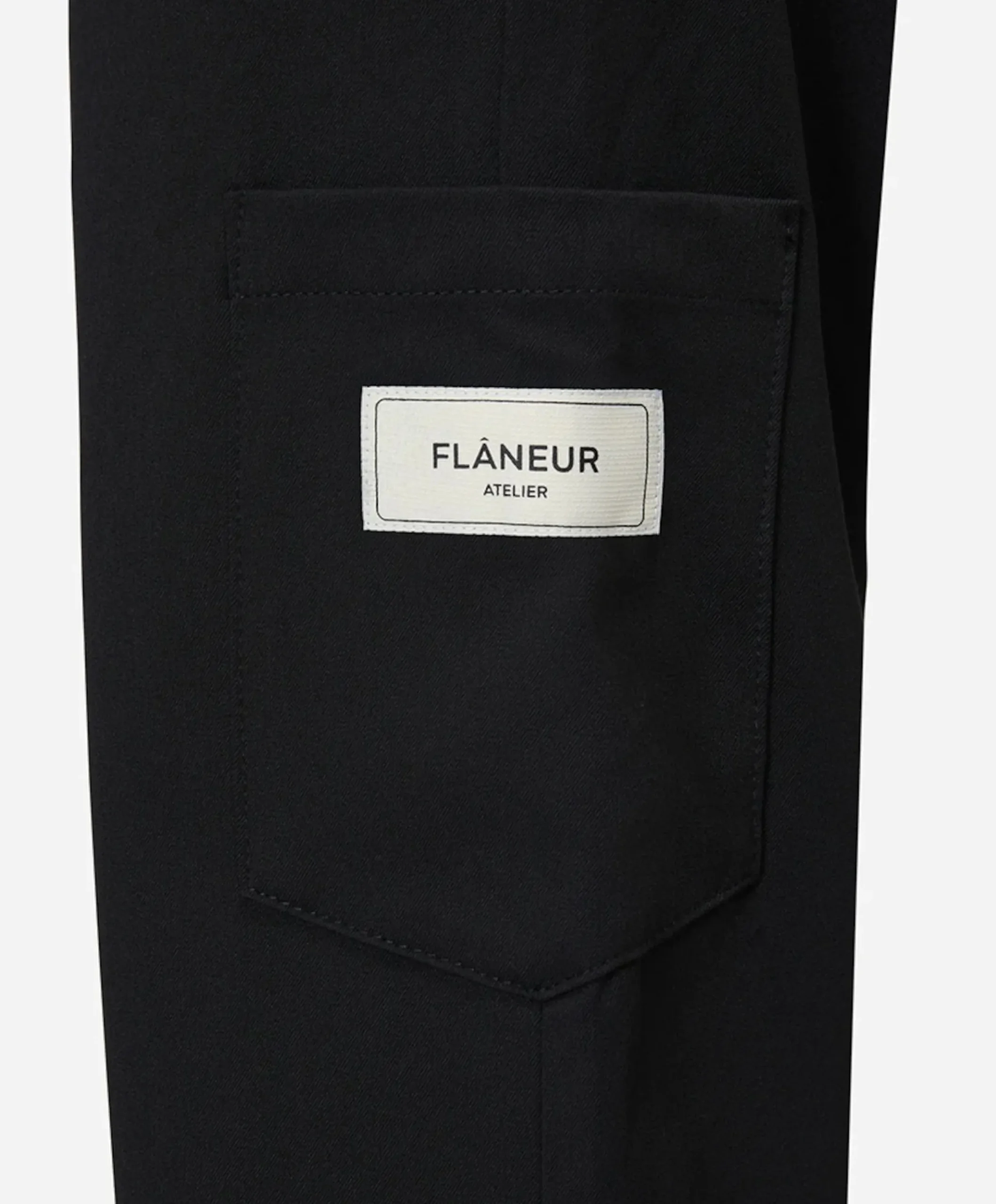 Atelier Tailored heren broek zwart