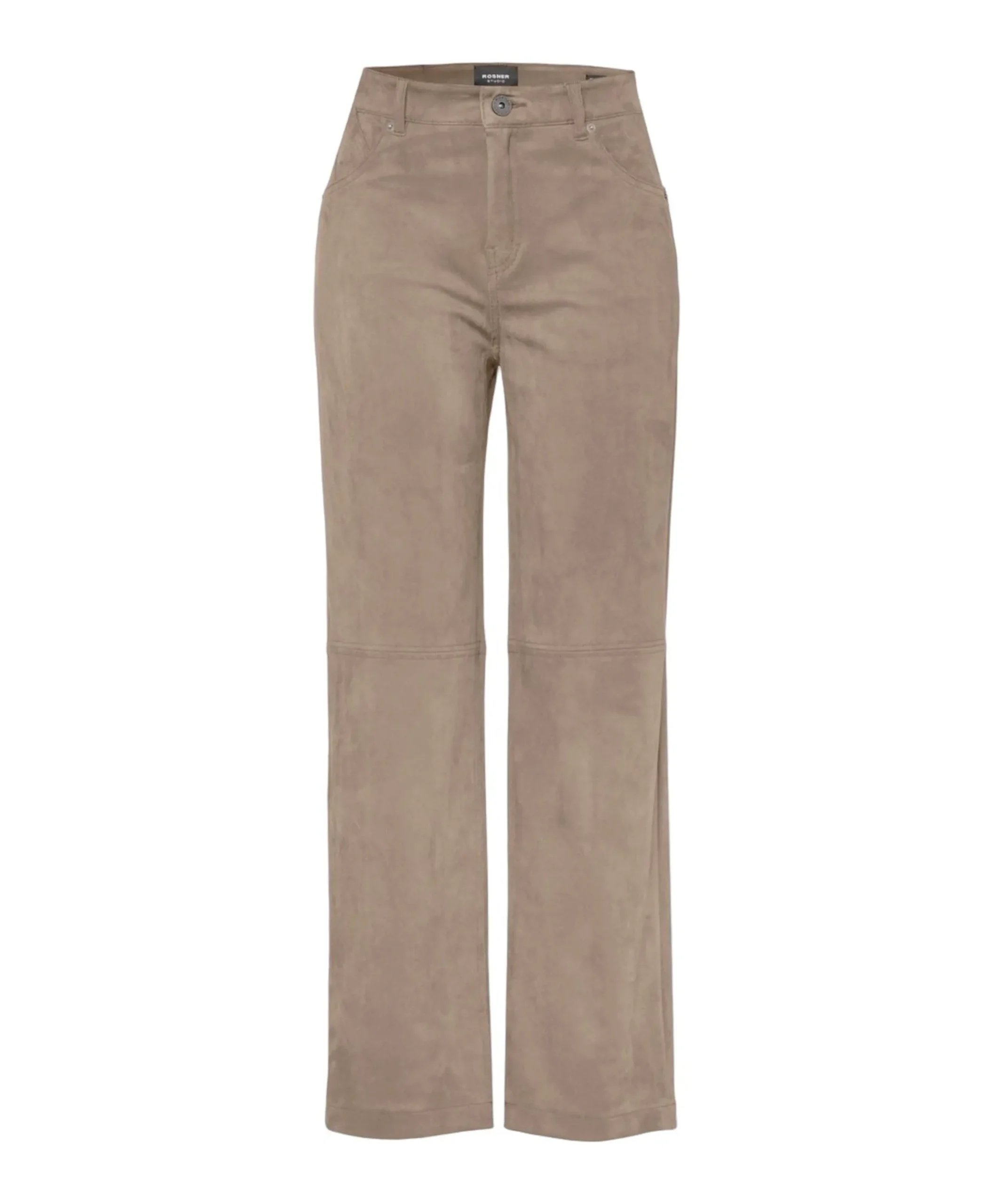 Audrey Straight Pocket dames broek beige
