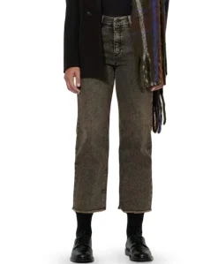 Audrey Straight Pocket dames jeans grijs