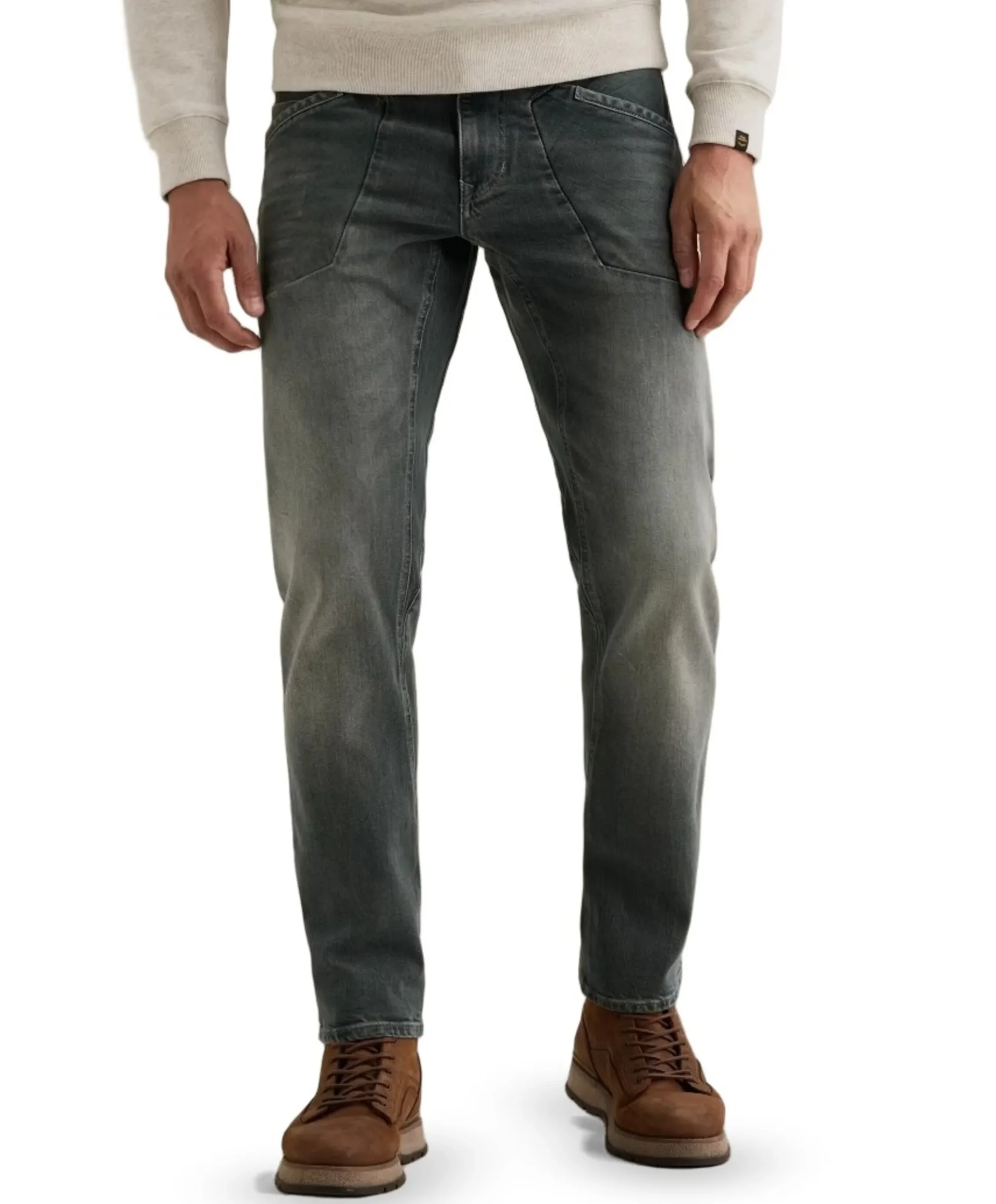 AVIATOR MID BLUE GREENCAST heren jeans blauw