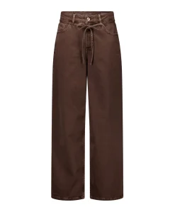 Babet denim dames jeans bruin