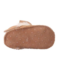 Baby bootie meisjes pantoffels bruin