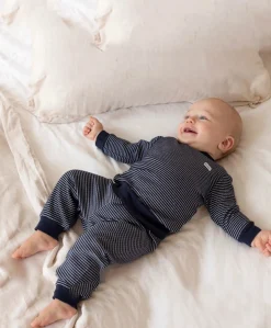 Babypyjama blauw