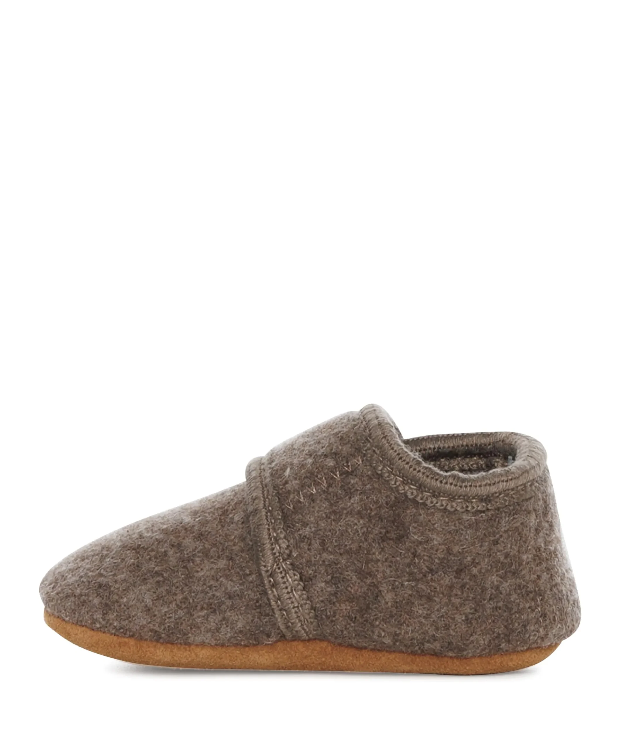Baby wool pantoffels bruin