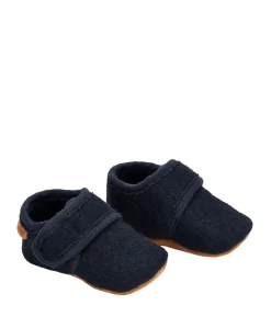Baby wool slippers uniseks pantoffels blauw
