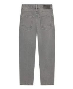 Baggy Straight Fit jongens jeans grijs