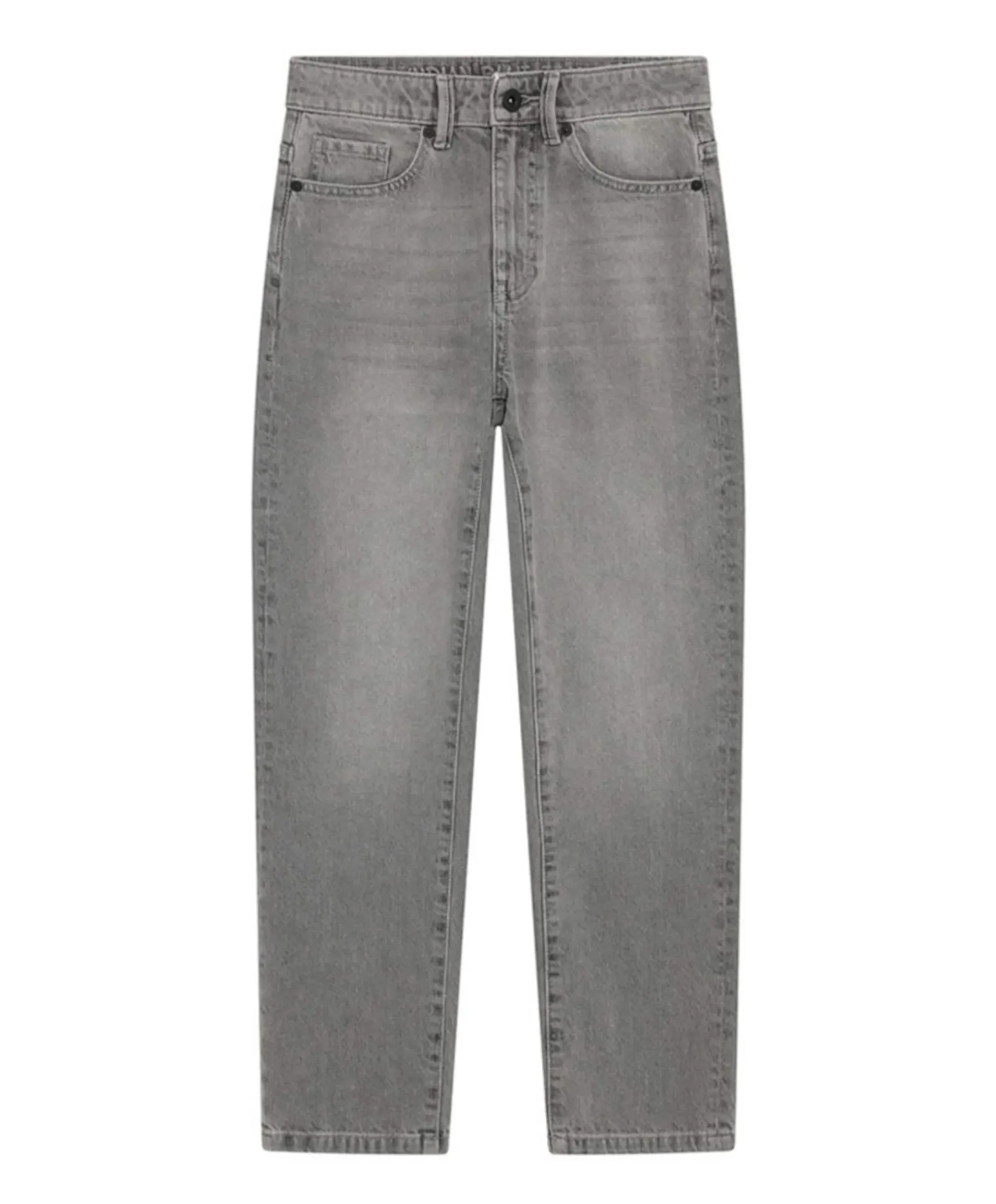 Baggy Straight Fit jongens jeans grijs