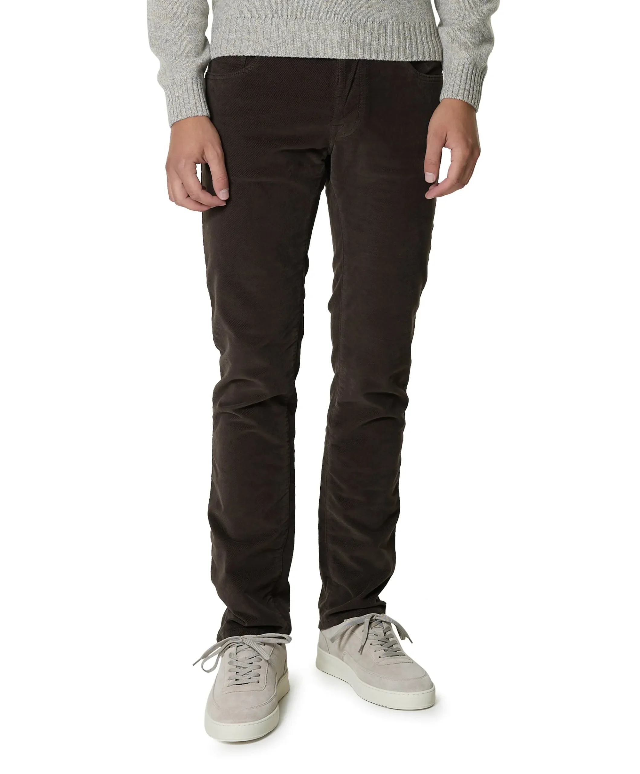 Bard Slim 5 pkt heren broek bruin