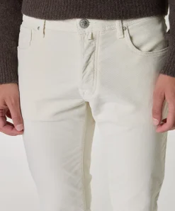 Bard Slim 5 pkt heren broek ecru