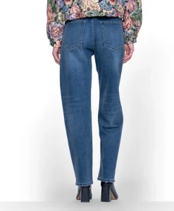 Barrel dames jeans blauw