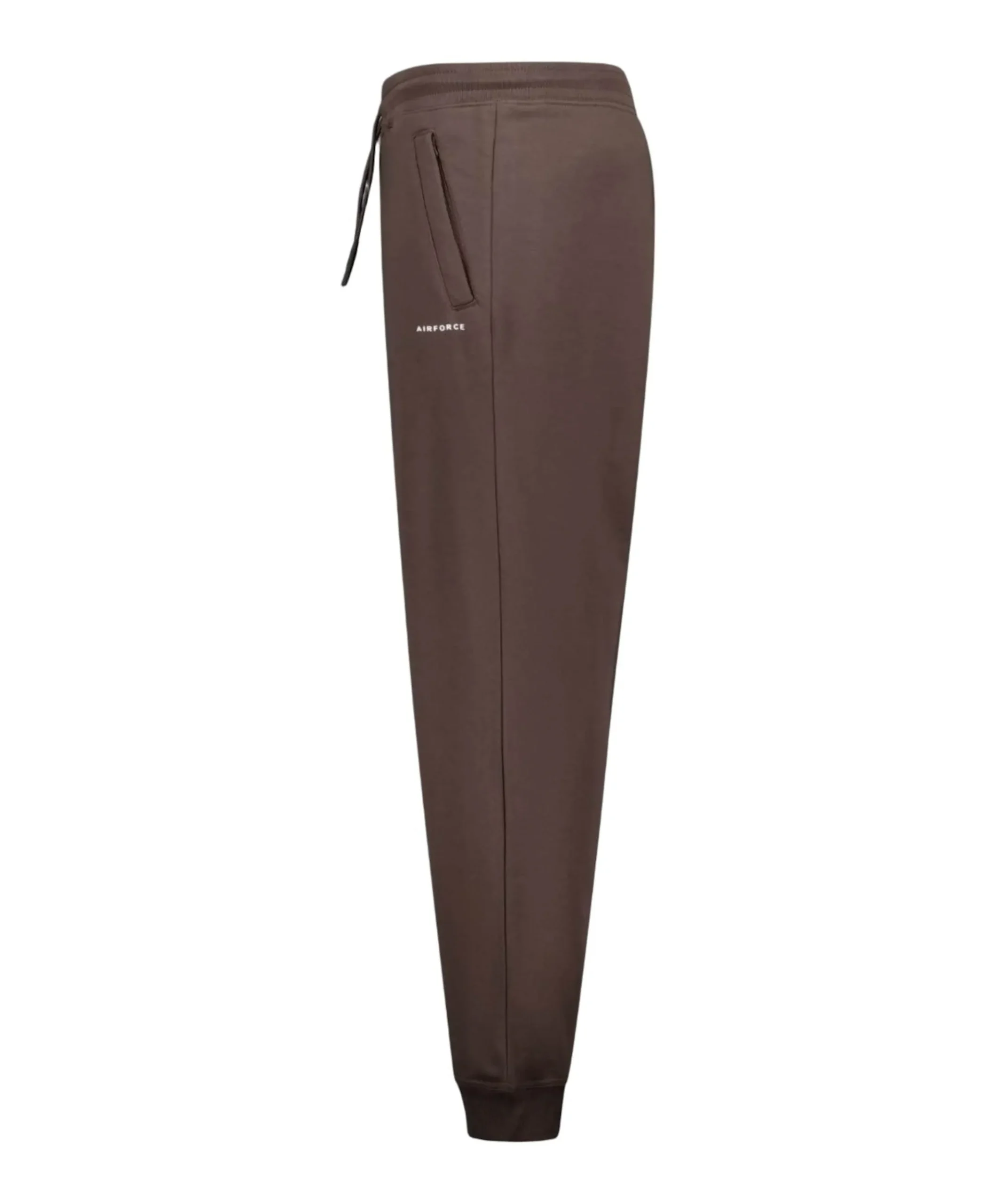 BASIC SWEAT PANTS heren broek bruin