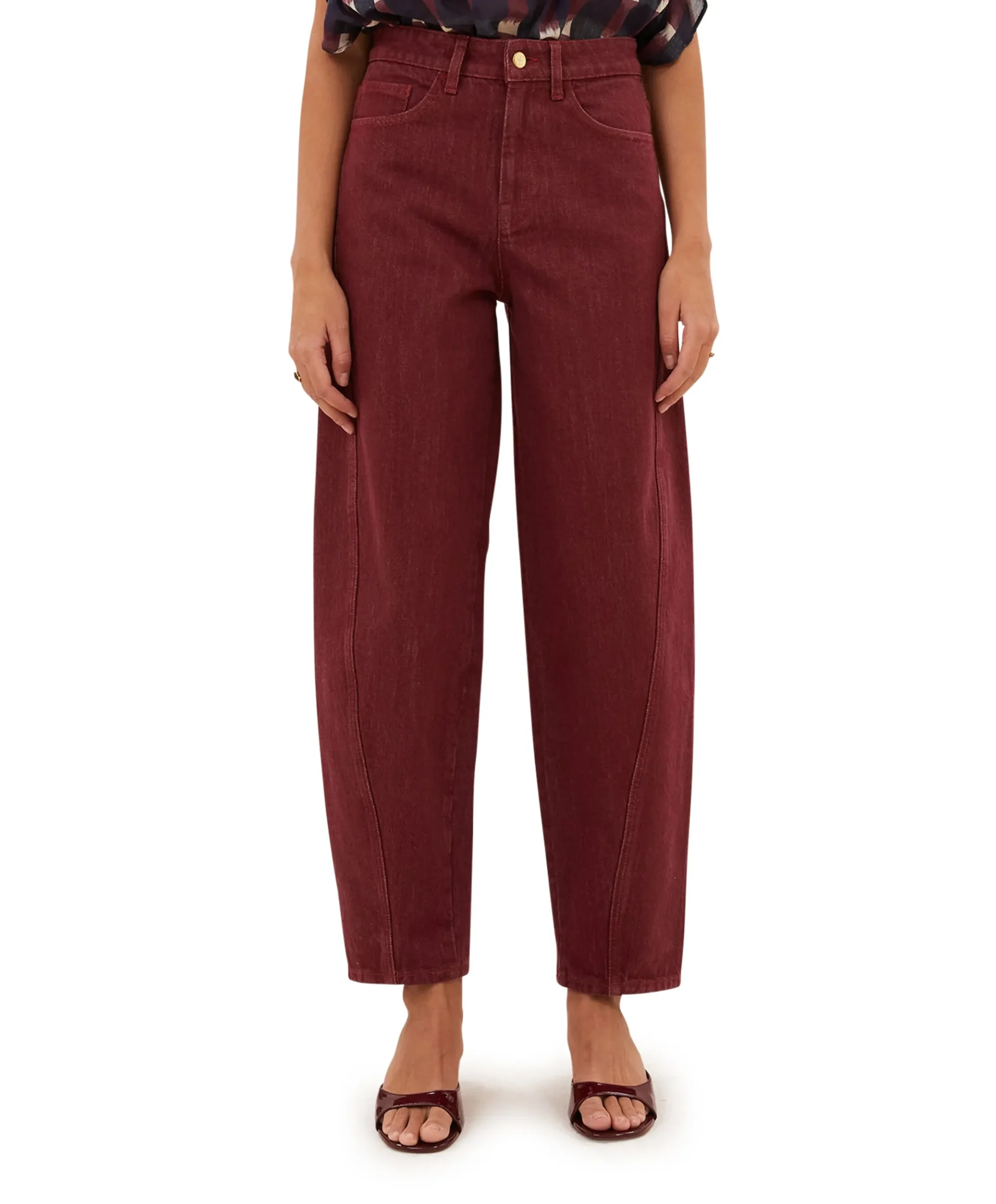 begum wine dames jeans bordeaux