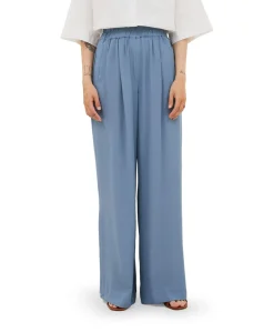benji viscose pants dames broek blauw