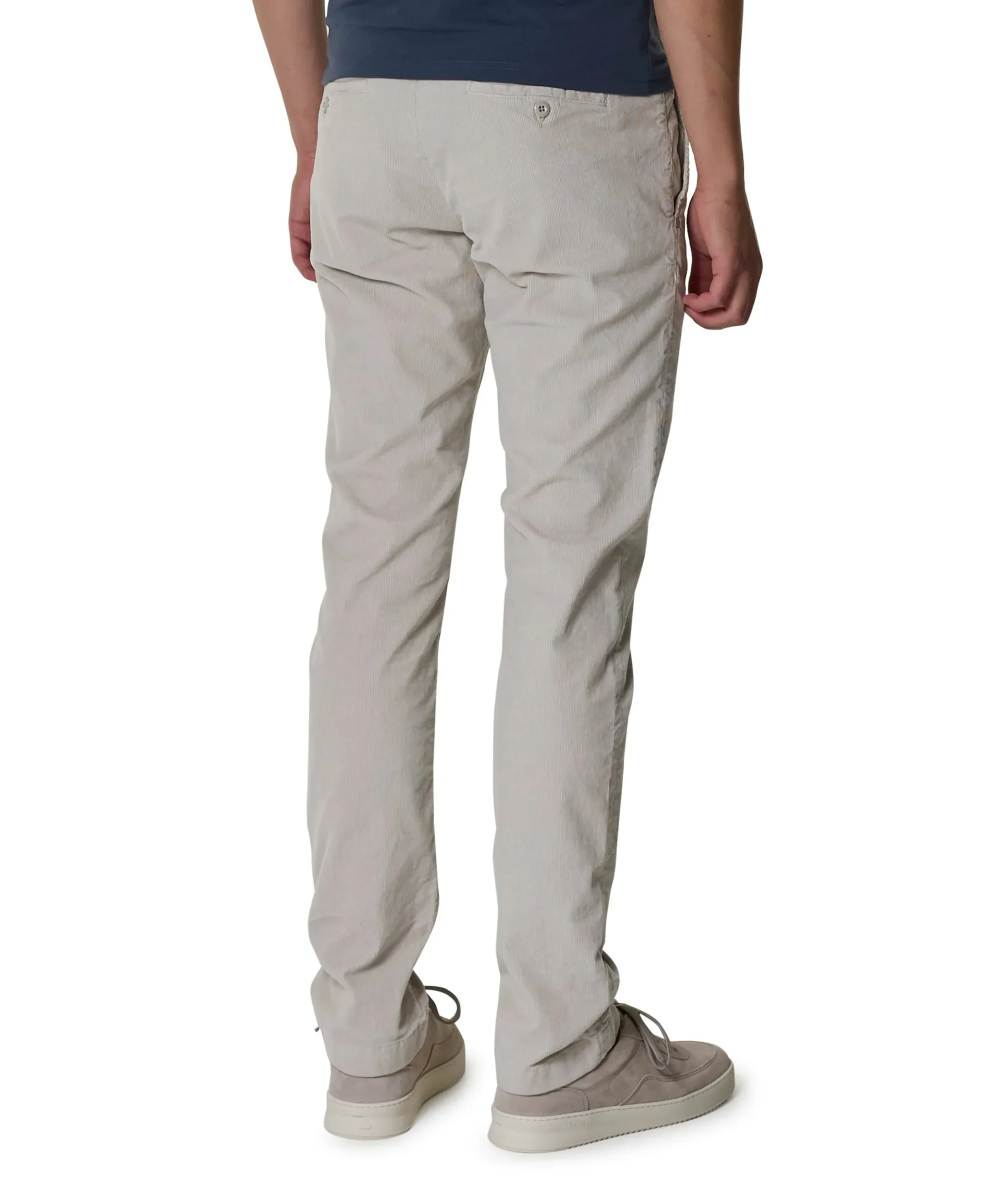 Bobby Slim Fit heren broek grijs