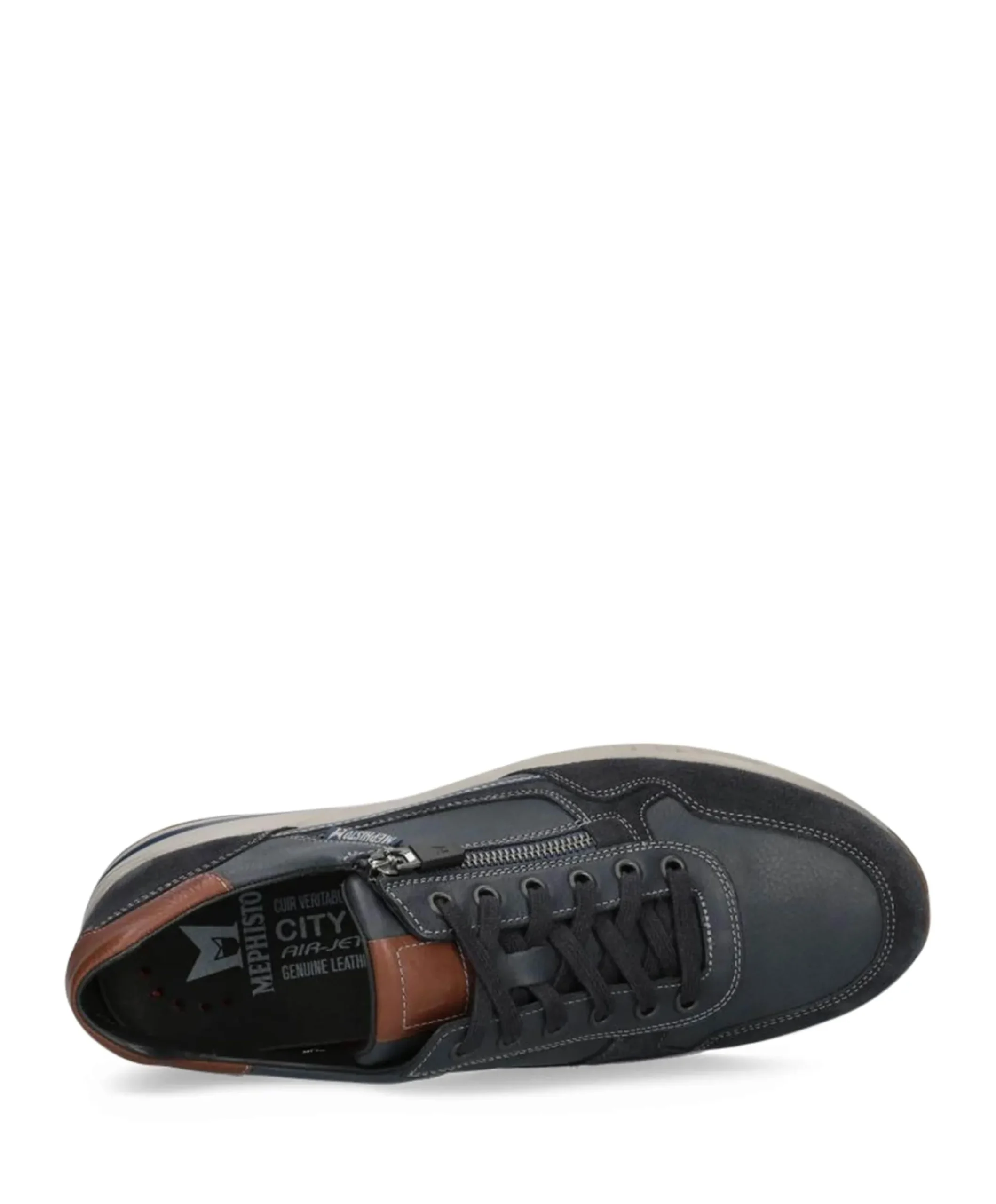 Bradley heren sneakers blauw