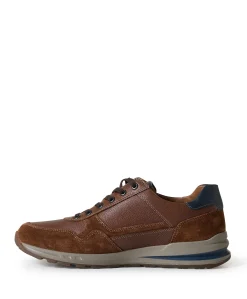 Bradley heren sneakers bruin