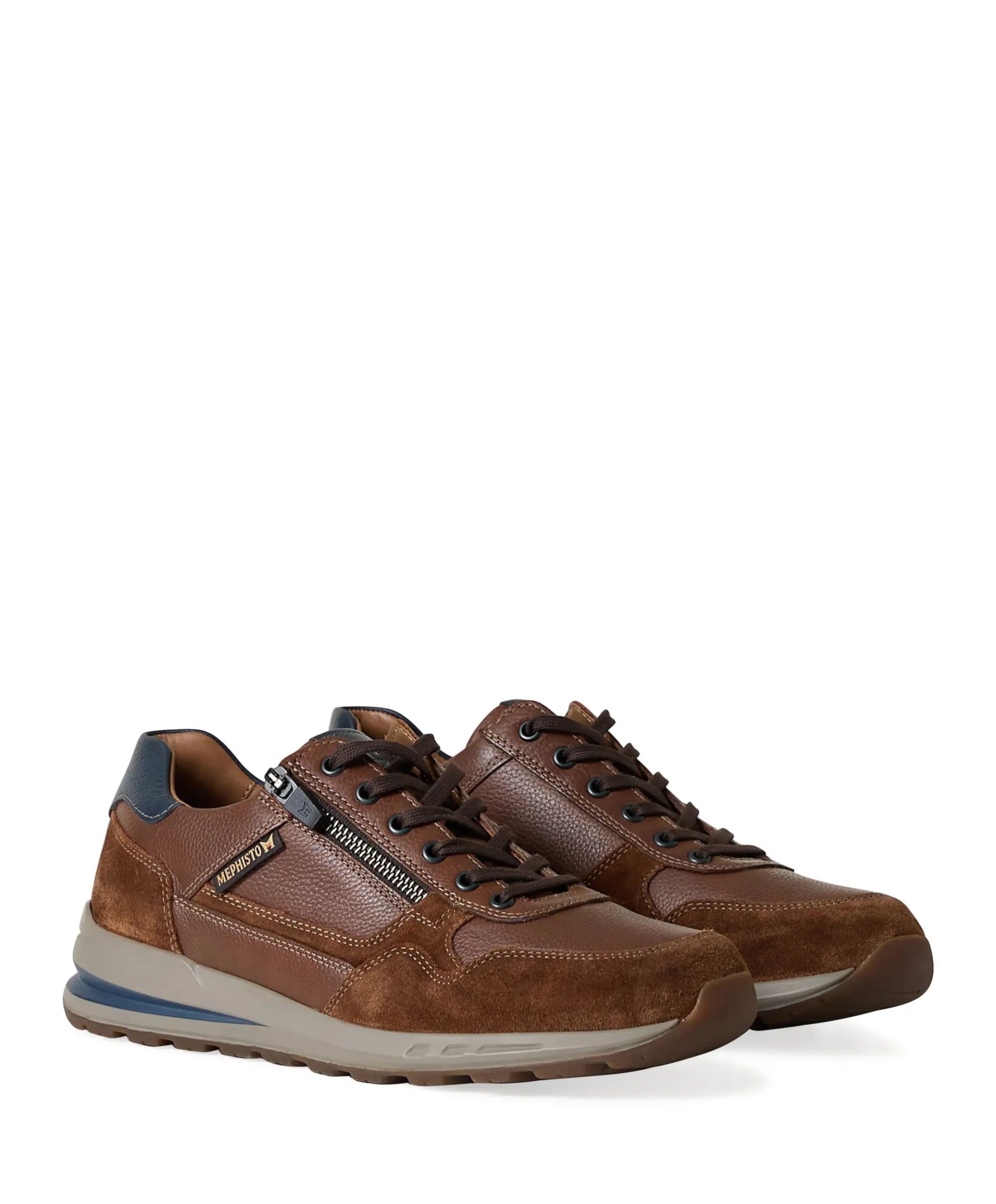 Bradley heren sneakers bruin
