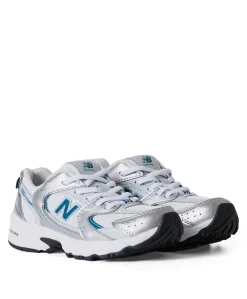 530 bungee lace uniseks sneakers zilver