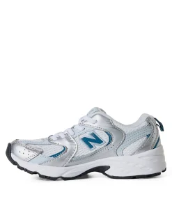 530 bungee lace uniseks sneakers zilver