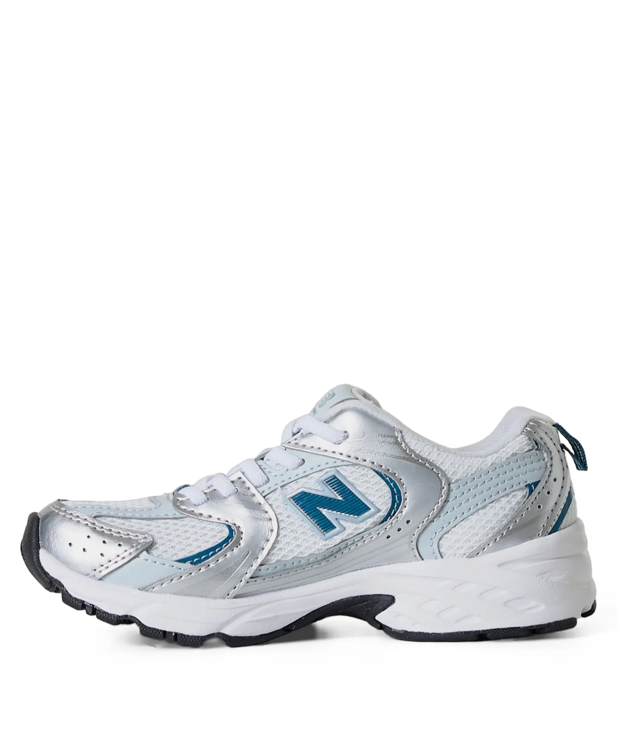 530 bungee lace uniseks sneakers zilver
