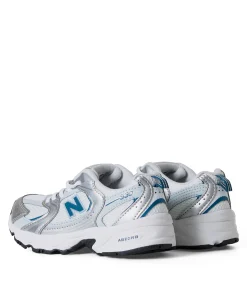 530 bungee lace uniseks sneakers zilver