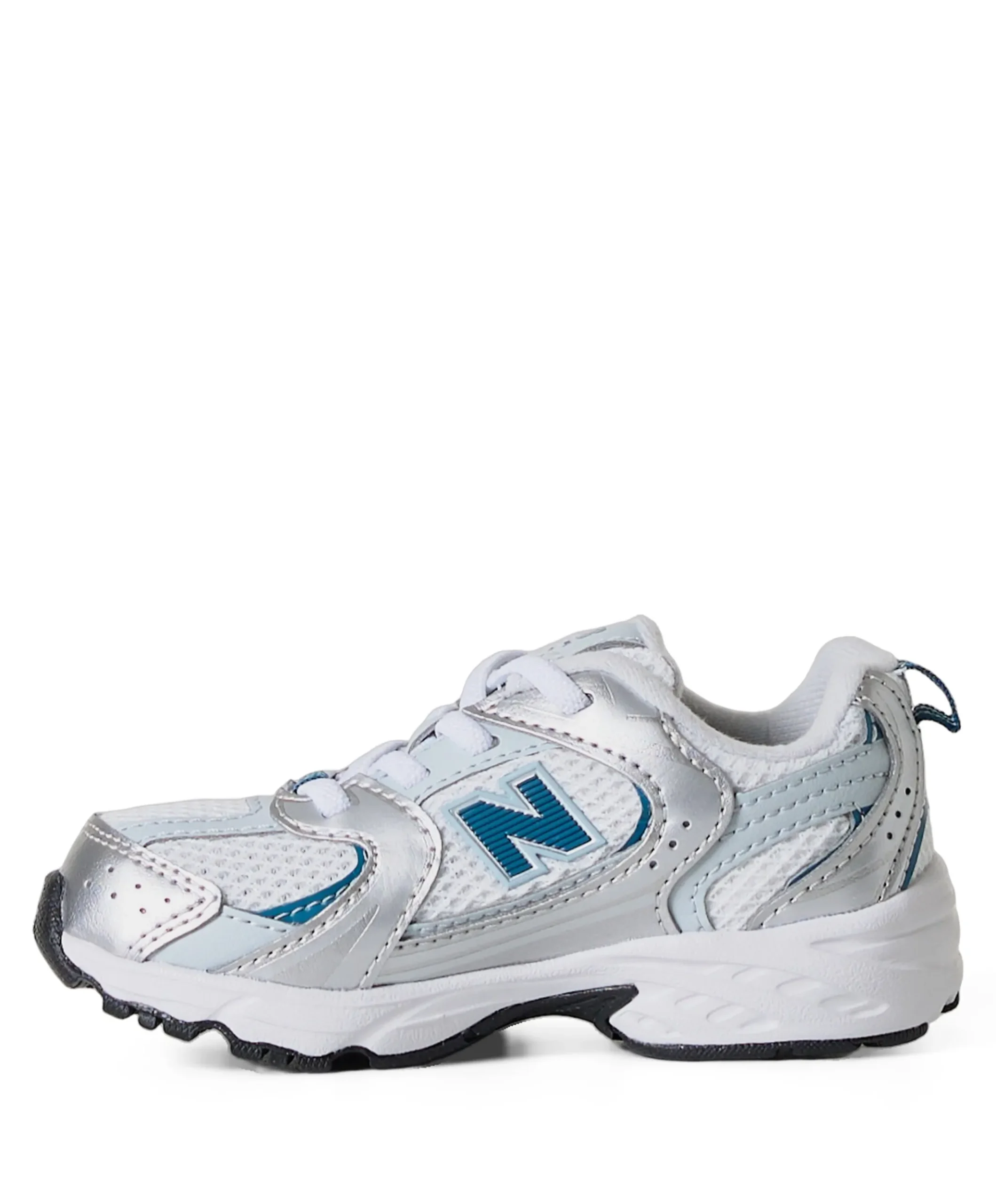 530 bungee lace uniseks sneakers zilver