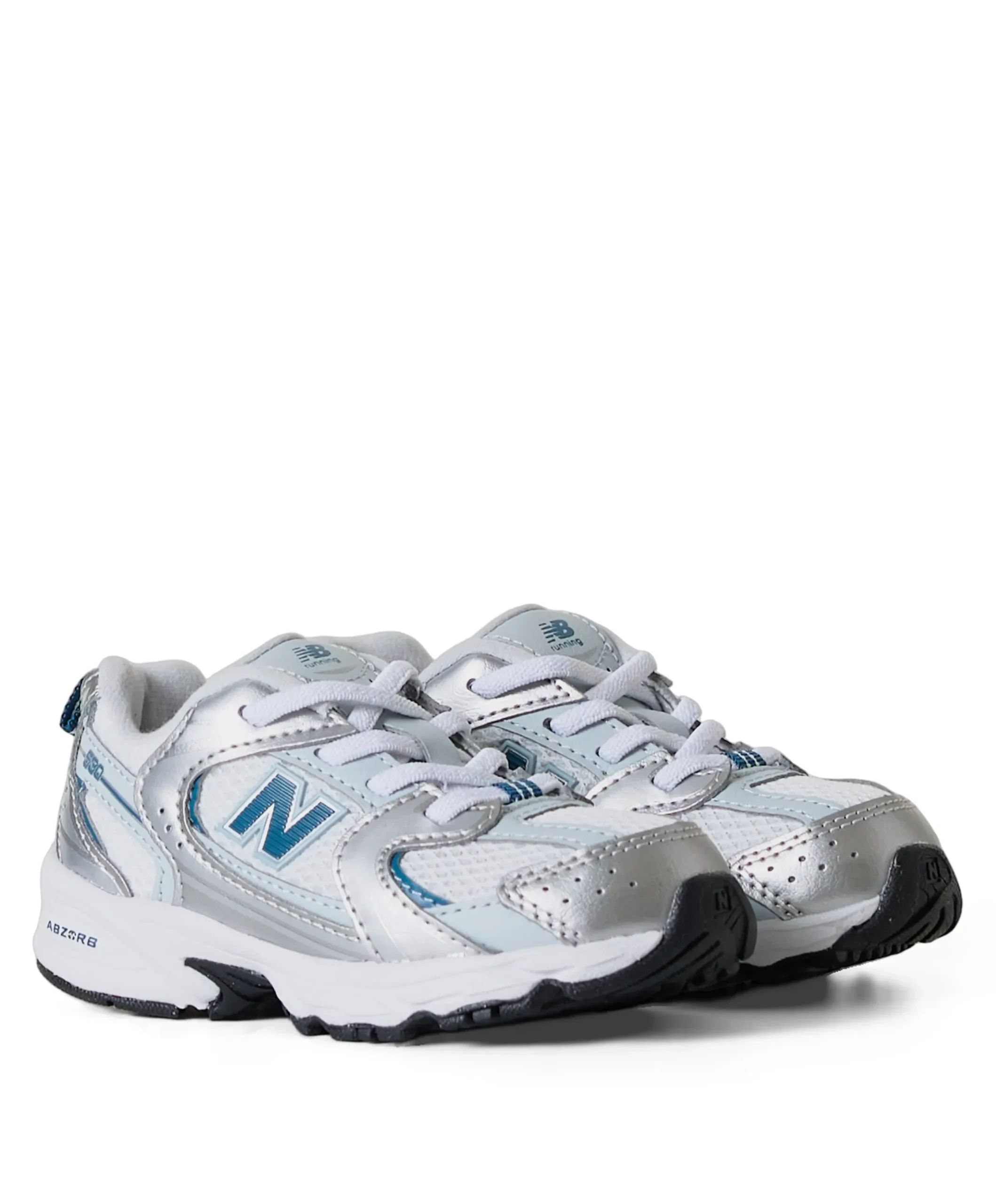 530 bungee lace uniseks sneakers zilver