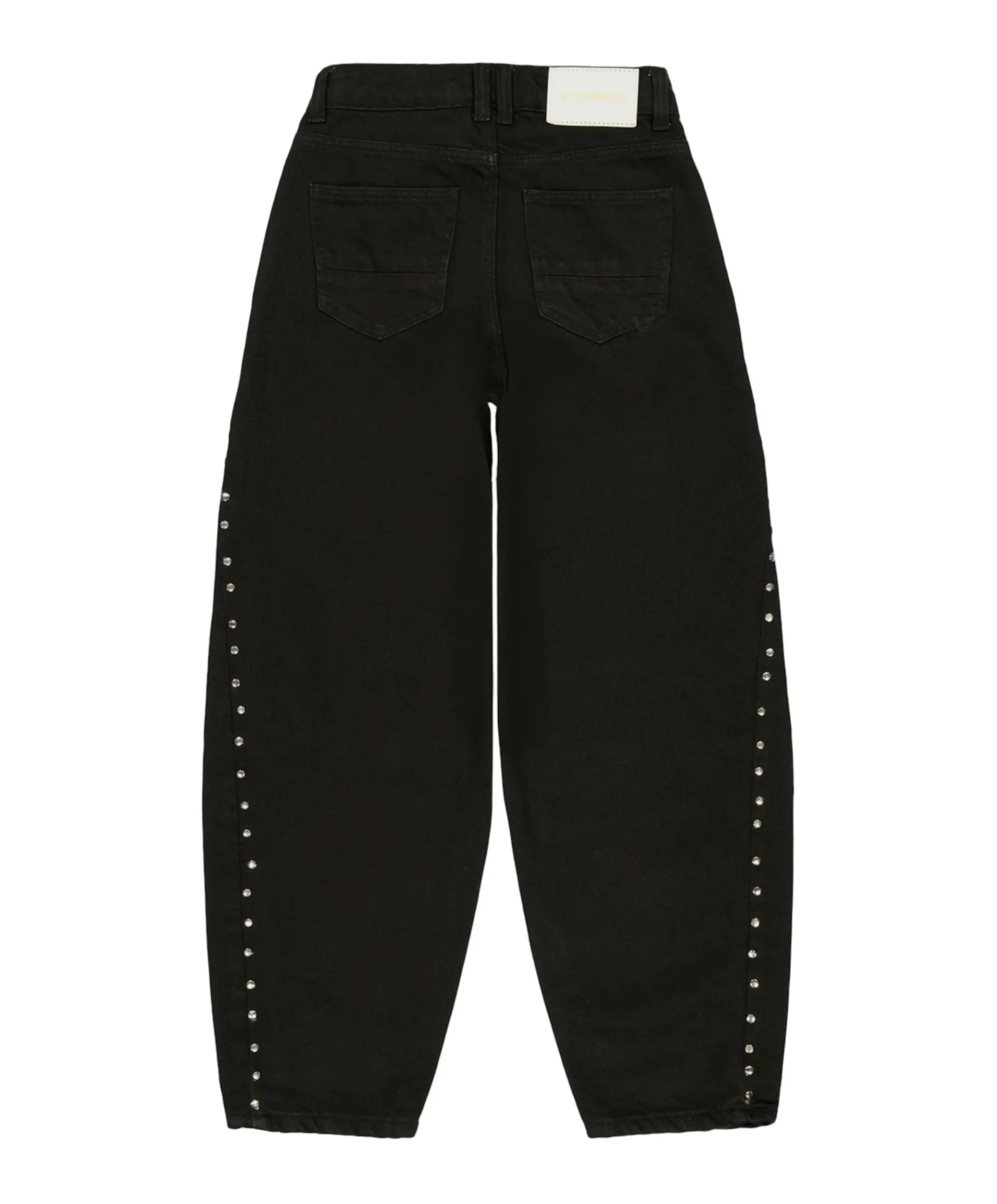 Camilla Stud meisjes jeans zwart