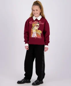Camilla Stud meisjes jeans zwart