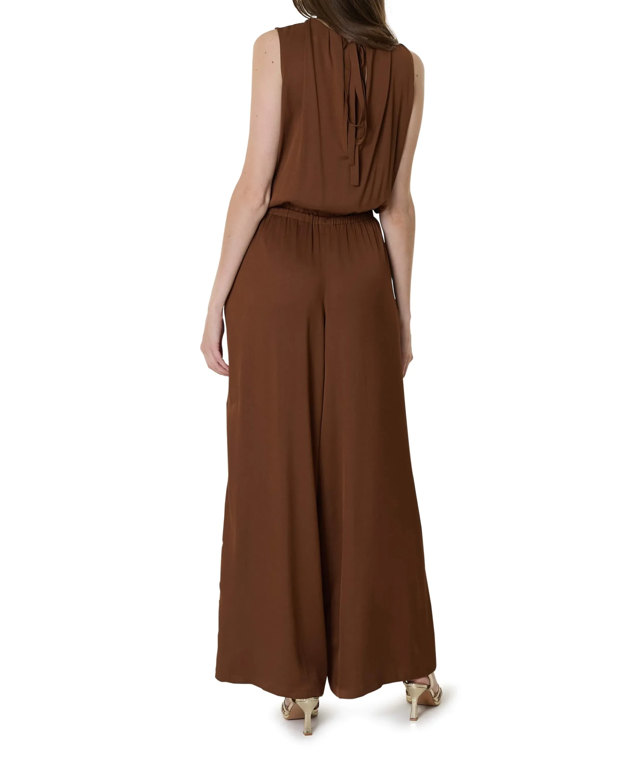 CARYS dames jumpsuit bruin