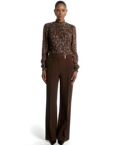 CHANTALLE RPES 345 dames broek bruin