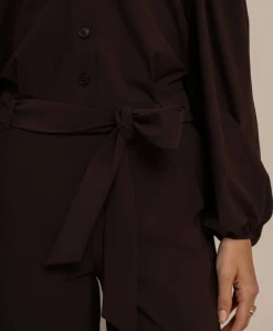 Cherie dames jumpsuit bruin