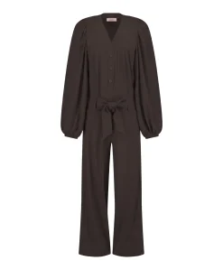 Cherie dames jumpsuit bruin