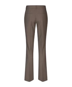 CLARAFV 826 MUD BROWN MELANGE dames pantalon bruin