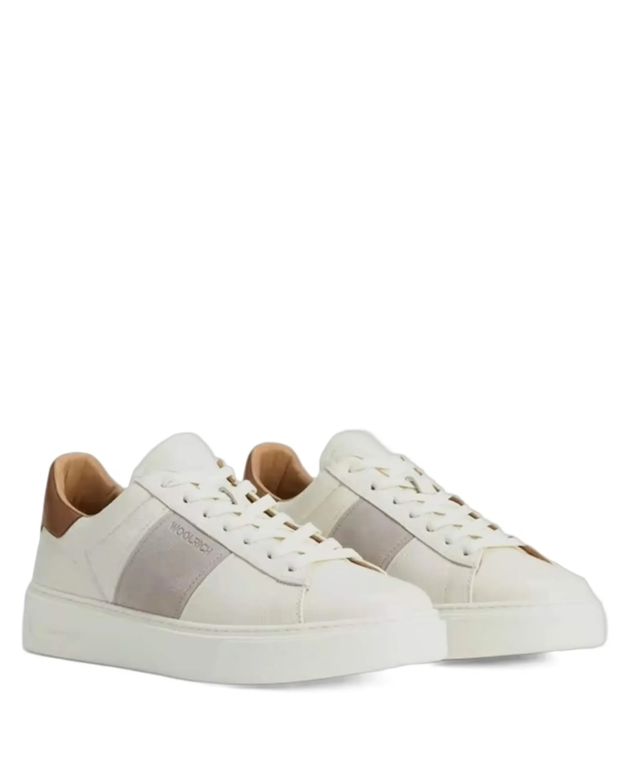 CLASSIC COURT BAND MAN heren sneakers ecru